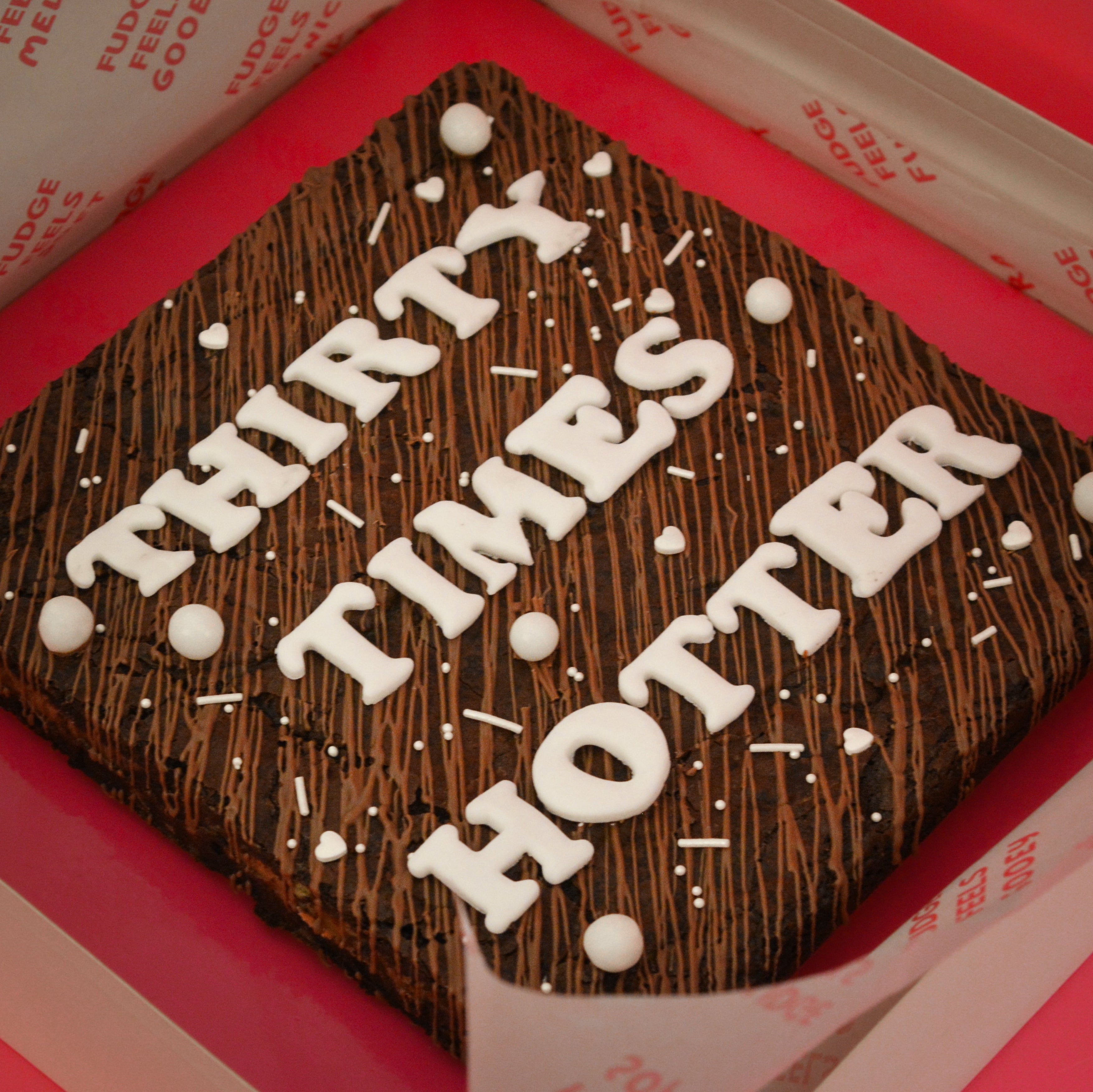 Customized Brownie Cake