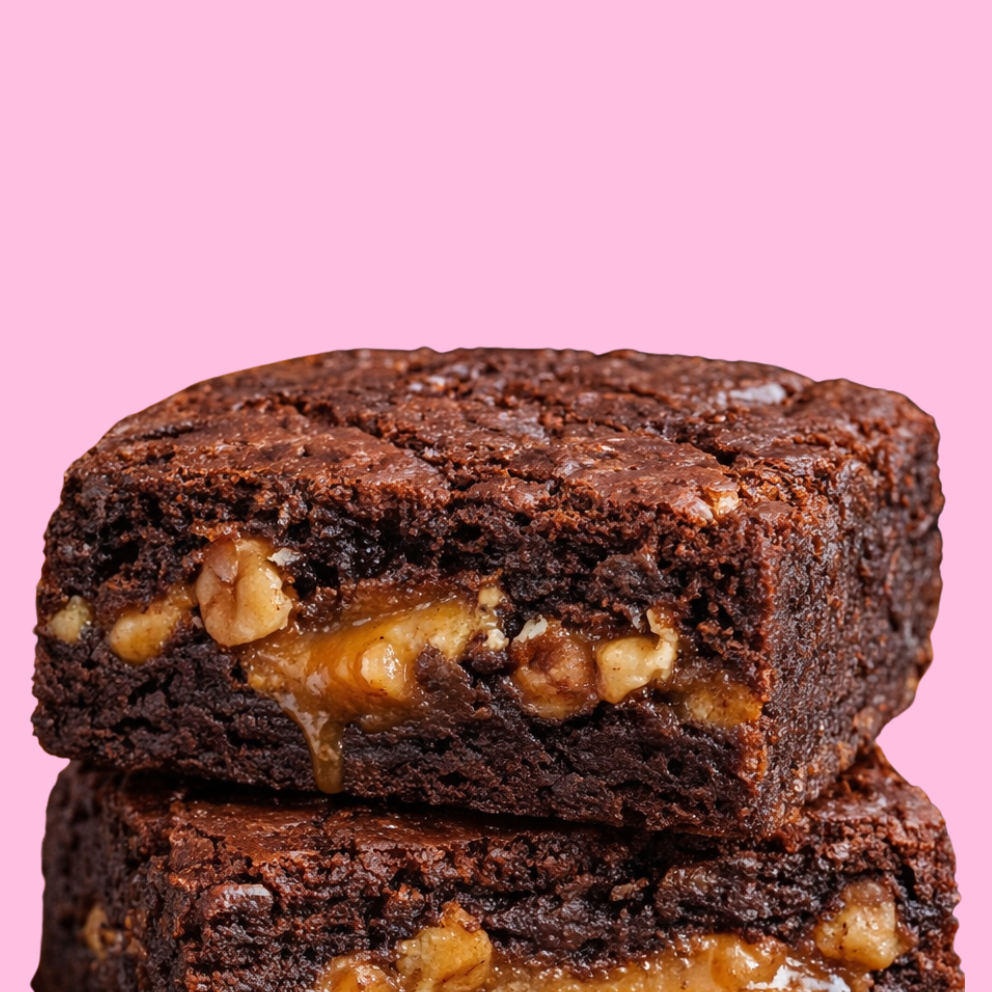 Caramelized Walnuts Brownie